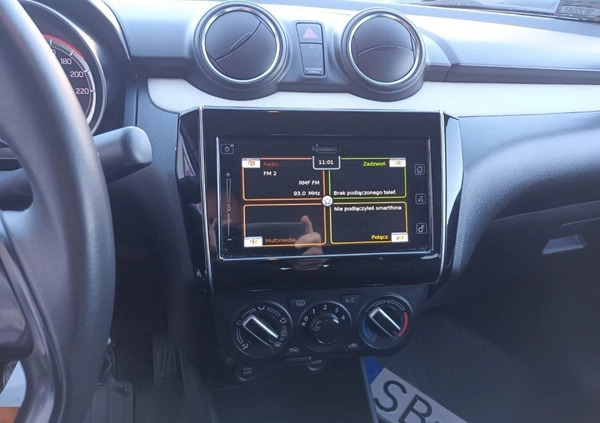 Suzuki Swift cena 55900 przebieg: 87290, rok produkcji 2020 z Biała małe 37